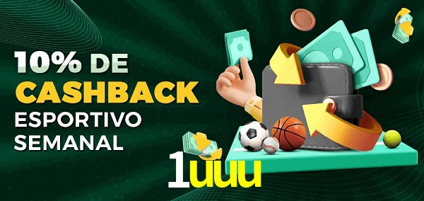 10% de bônus de cashback na 1uuu